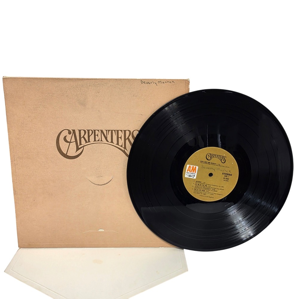 Carpenters Self Titled 1971 Vinyl LP Rainy Days and Mondays Superstar SP-3502
